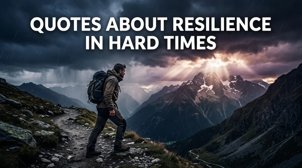 Quotes About Resilience In Hard Times
