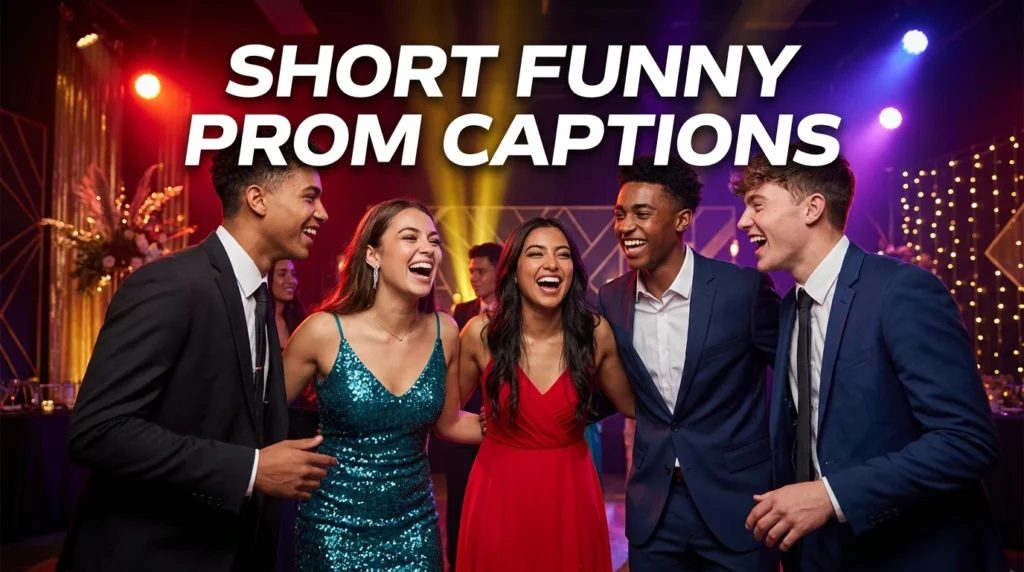 Short Funny Prom Captions