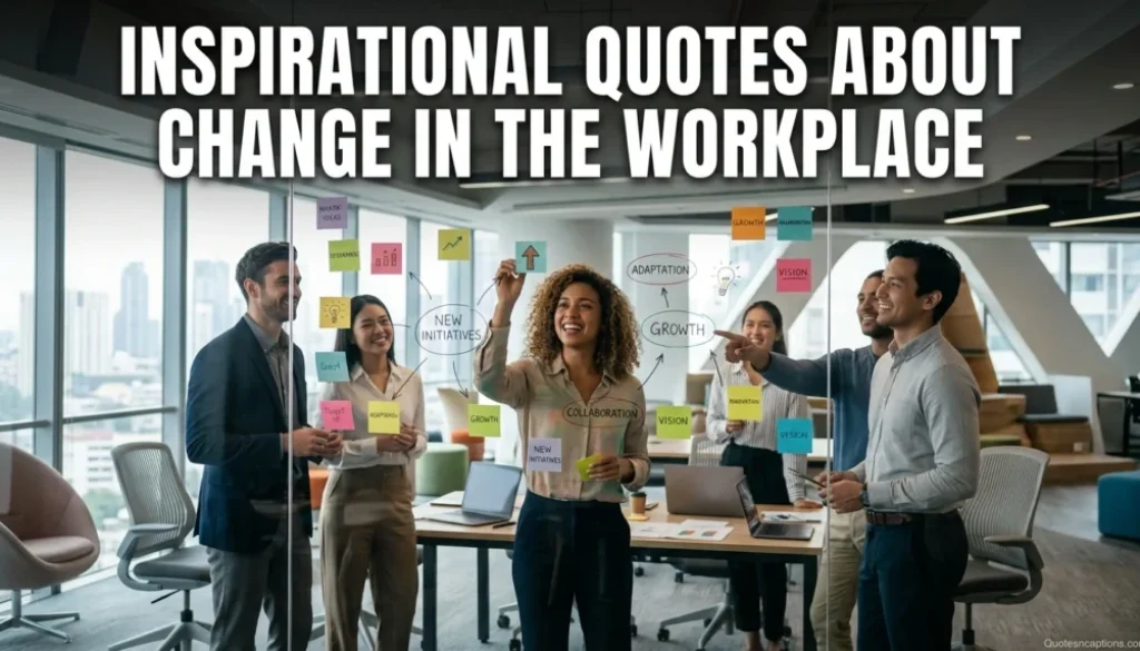 Inspirational Quotes About Change In The Workplace