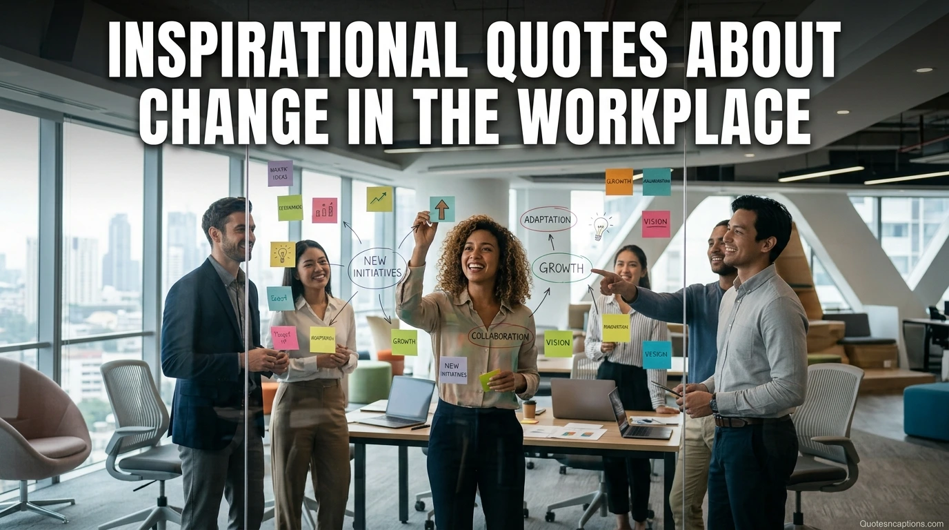 Inspirational Quotes About Change In The Workplace