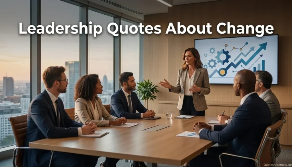 Leadership Quotes About Change