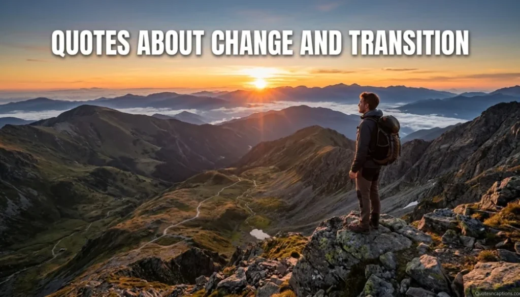 Quotes About Change And Transition