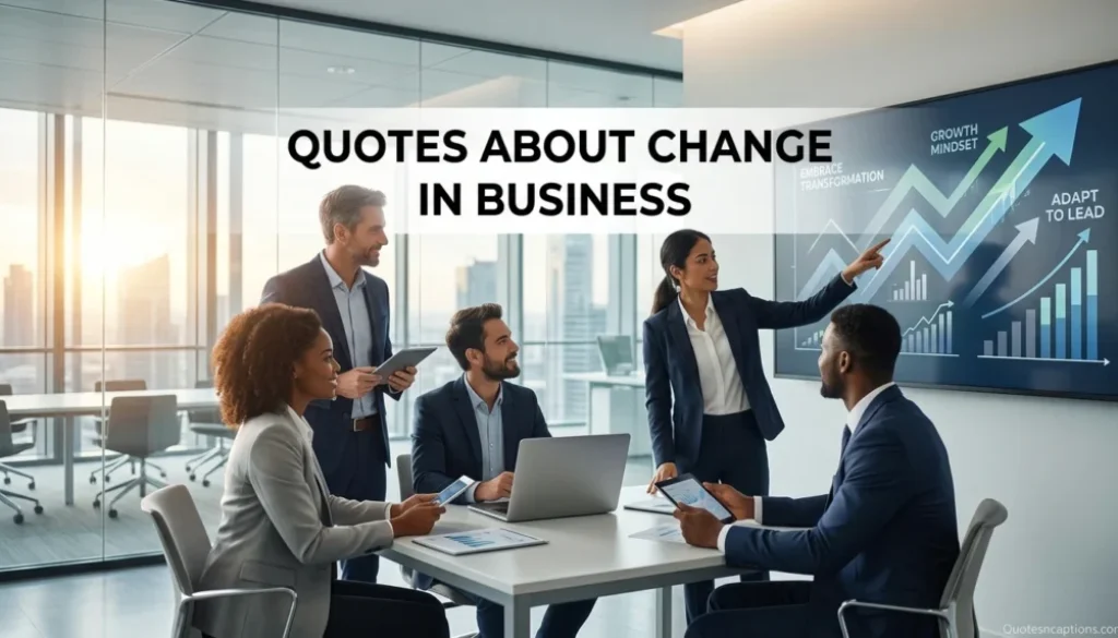 Quotes About Change In Business