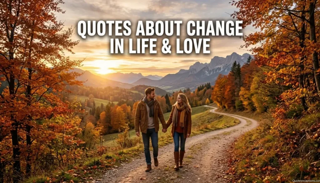 Quotes About Change In Life & Love