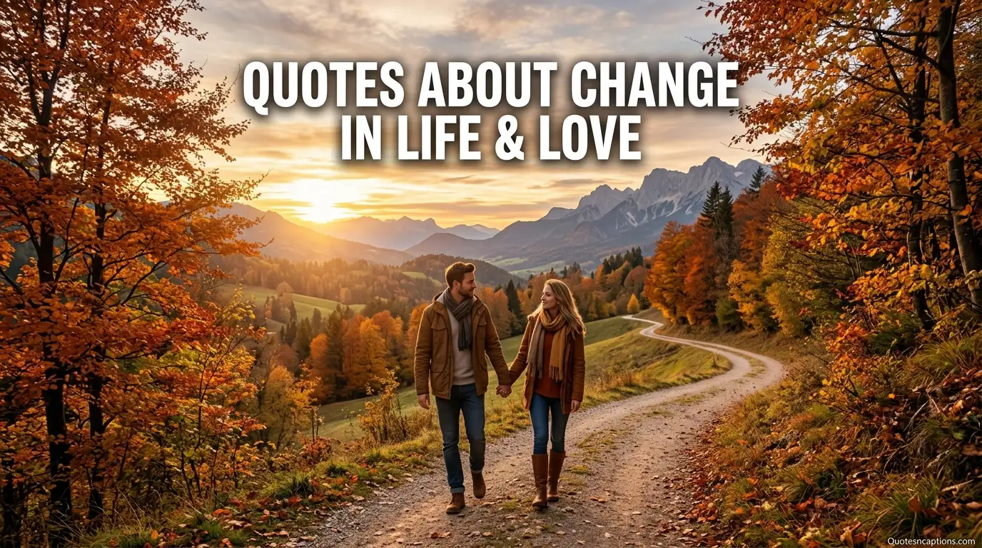 Quotes About Change In Life & Love