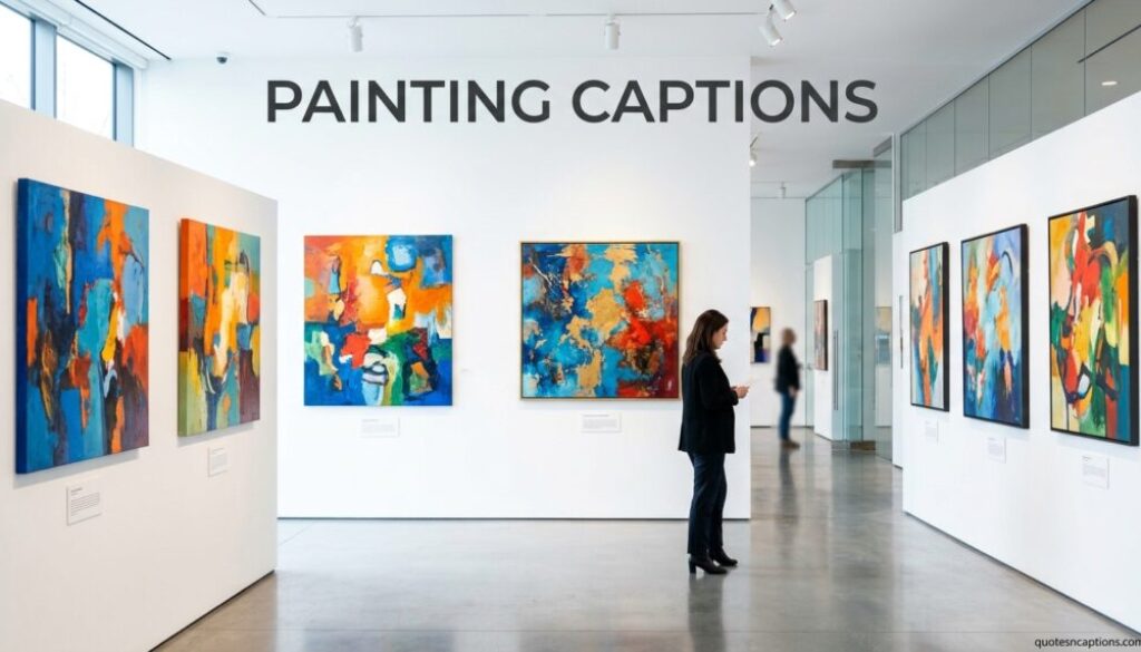 Painting captions