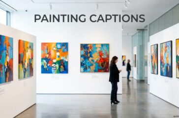 Painting captions