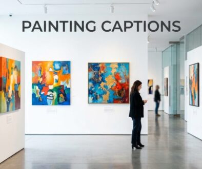 Painting captions