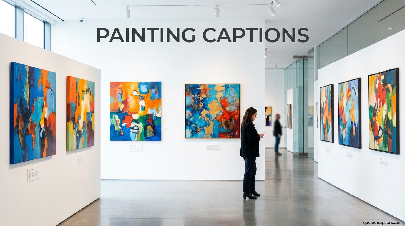 Painting captions