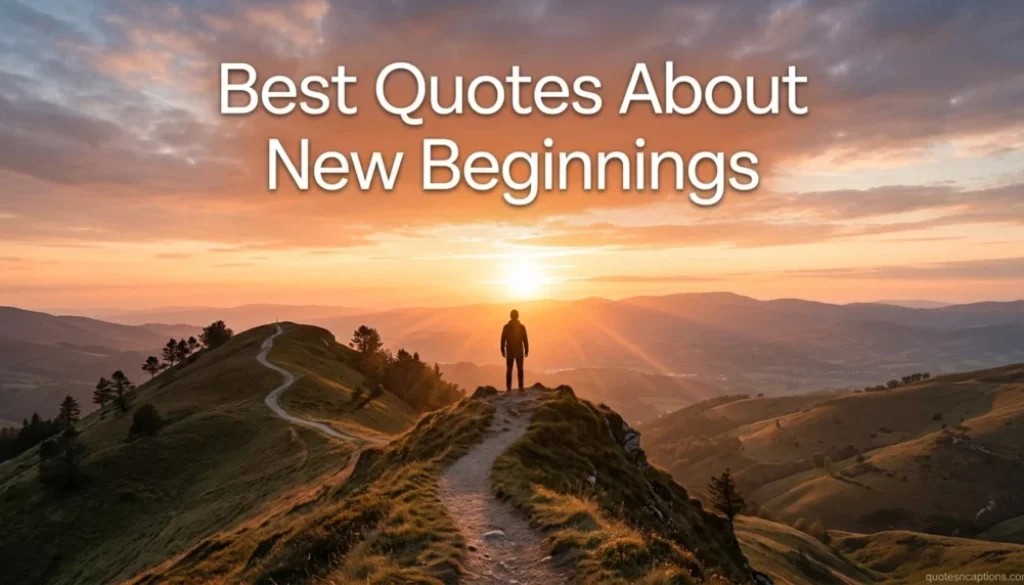 Best Quotes About New Beginnings