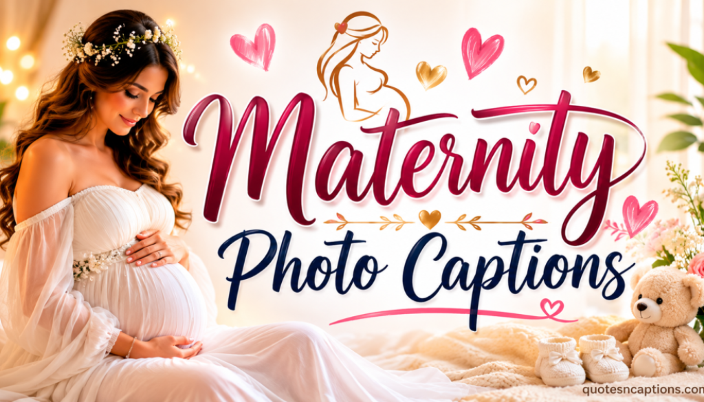 Maternity Photo Captions