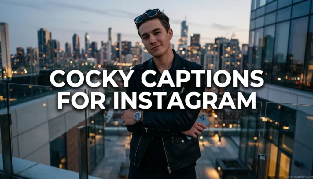 Cocky Captions For Instagram