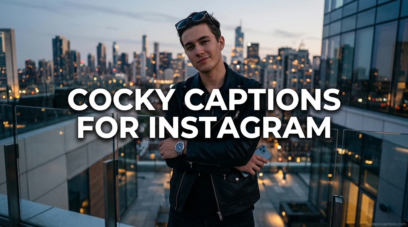 Cocky Captions For Instagram