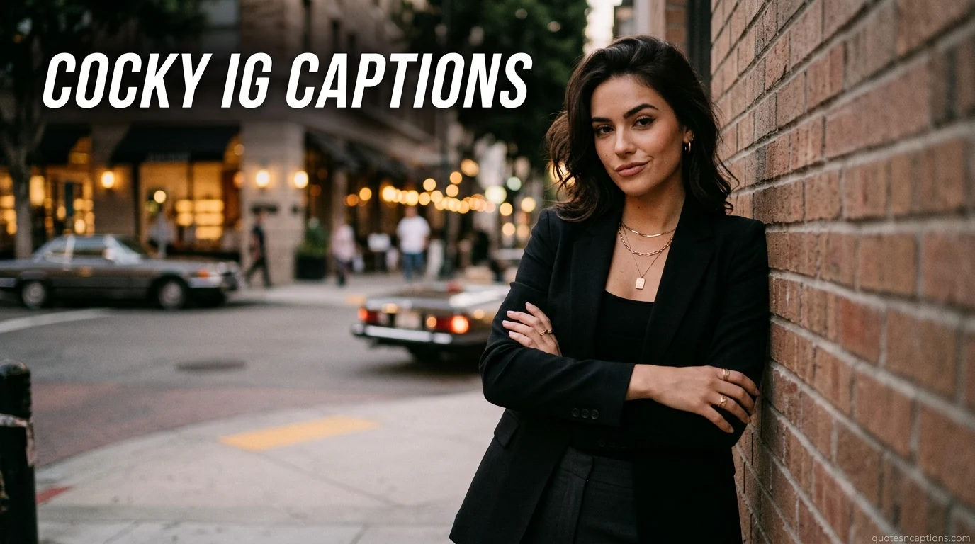 Cocky IG Captions