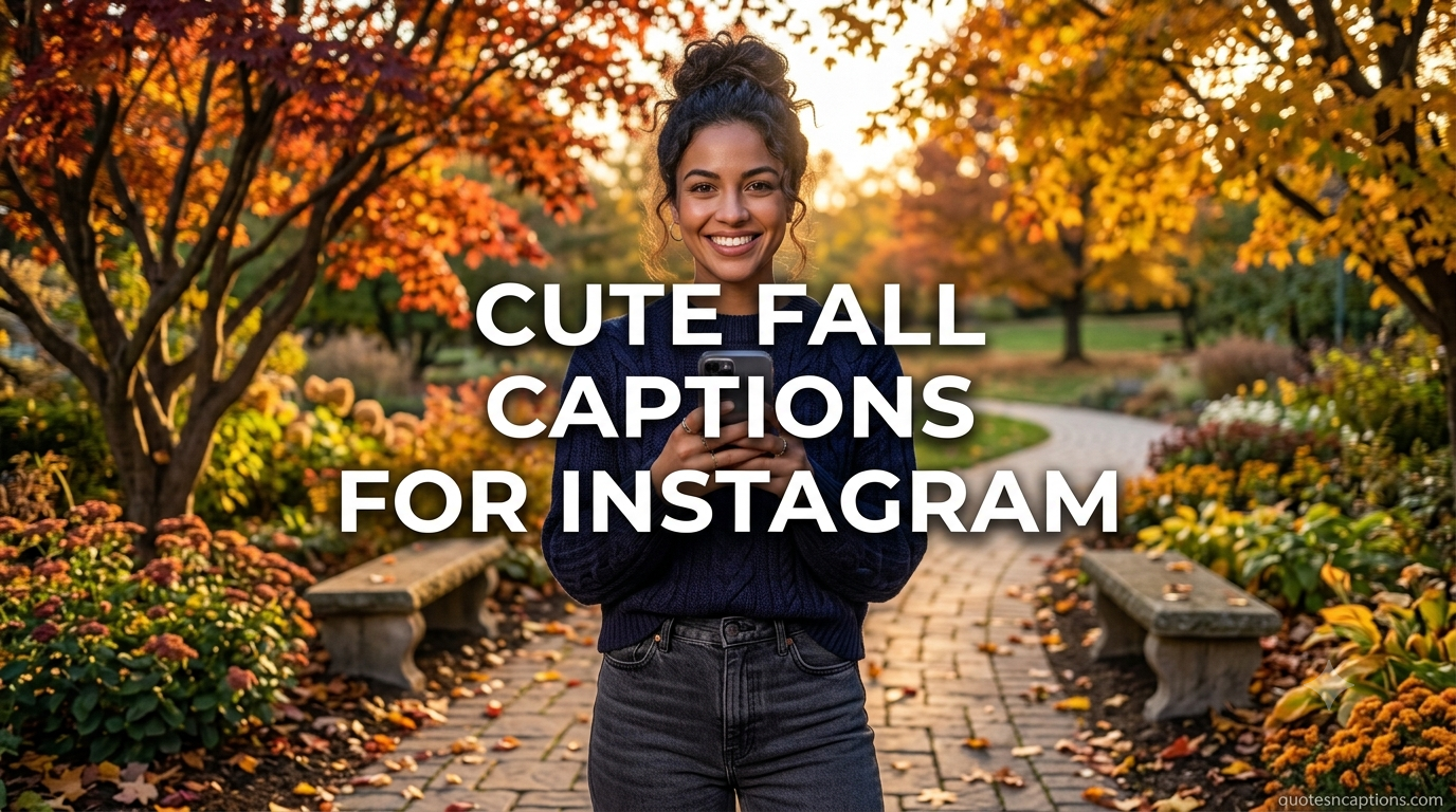 Cute Fall Captions For Instagram