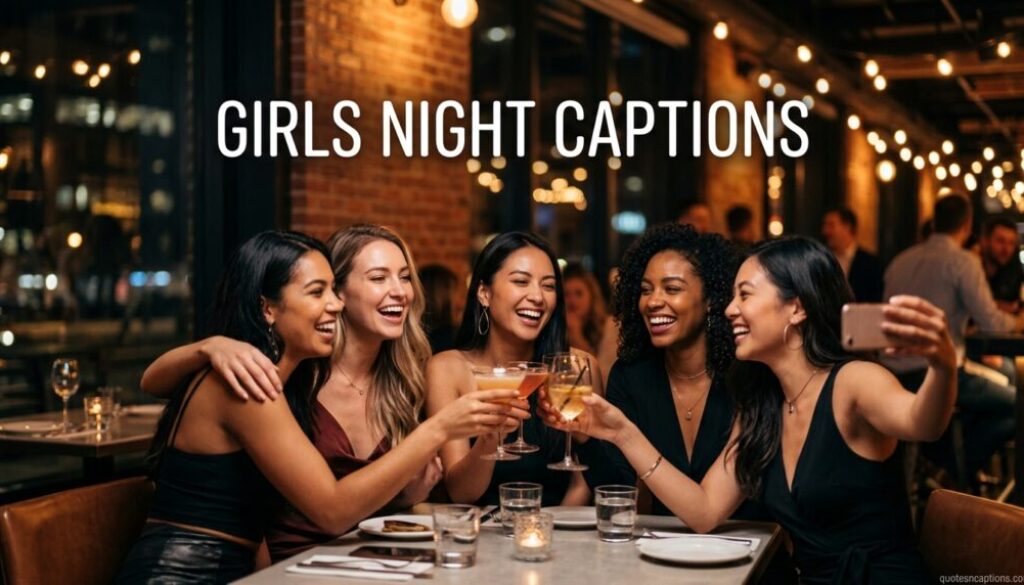 Girls Night Captions