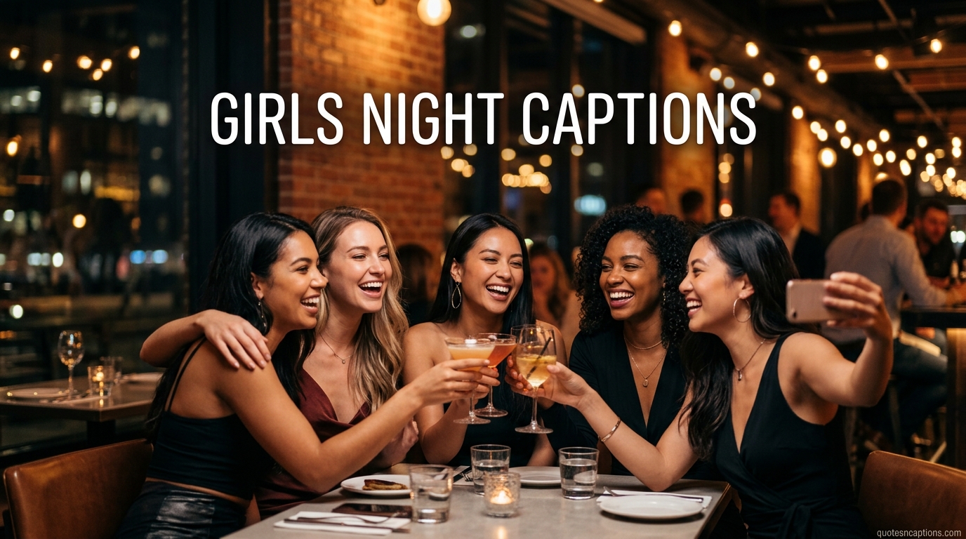 Girls Night Captions