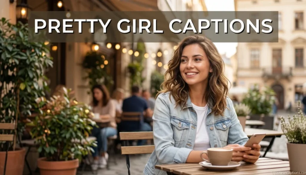 Pretty Girl Captions
