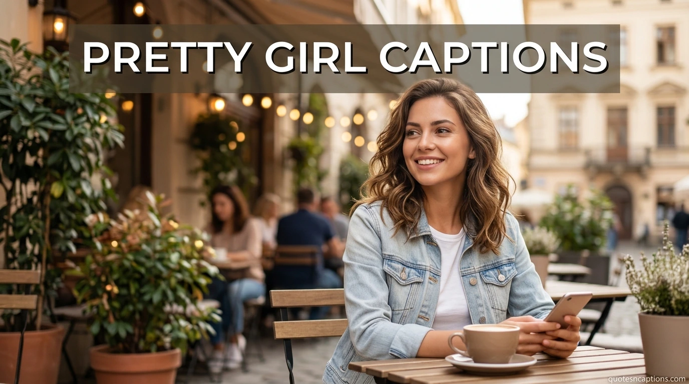 Pretty Girl Captions