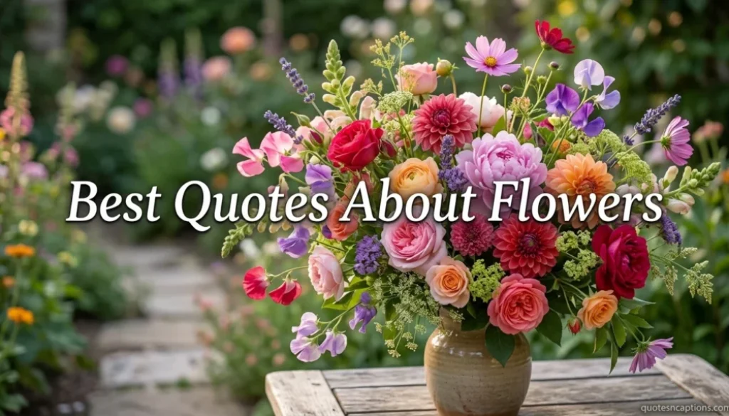 Best Quotes About Flowers