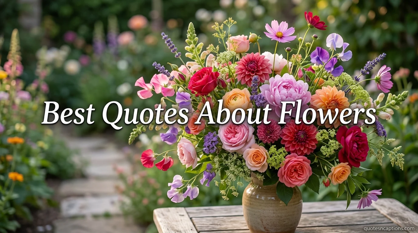 Best Quotes About Flowers