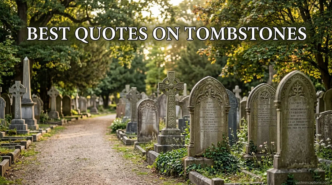 Best Quotes On Tombstones