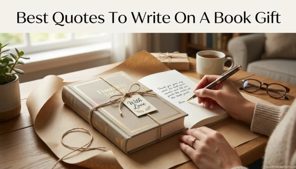 Best Quotes To Write On A Book Gift