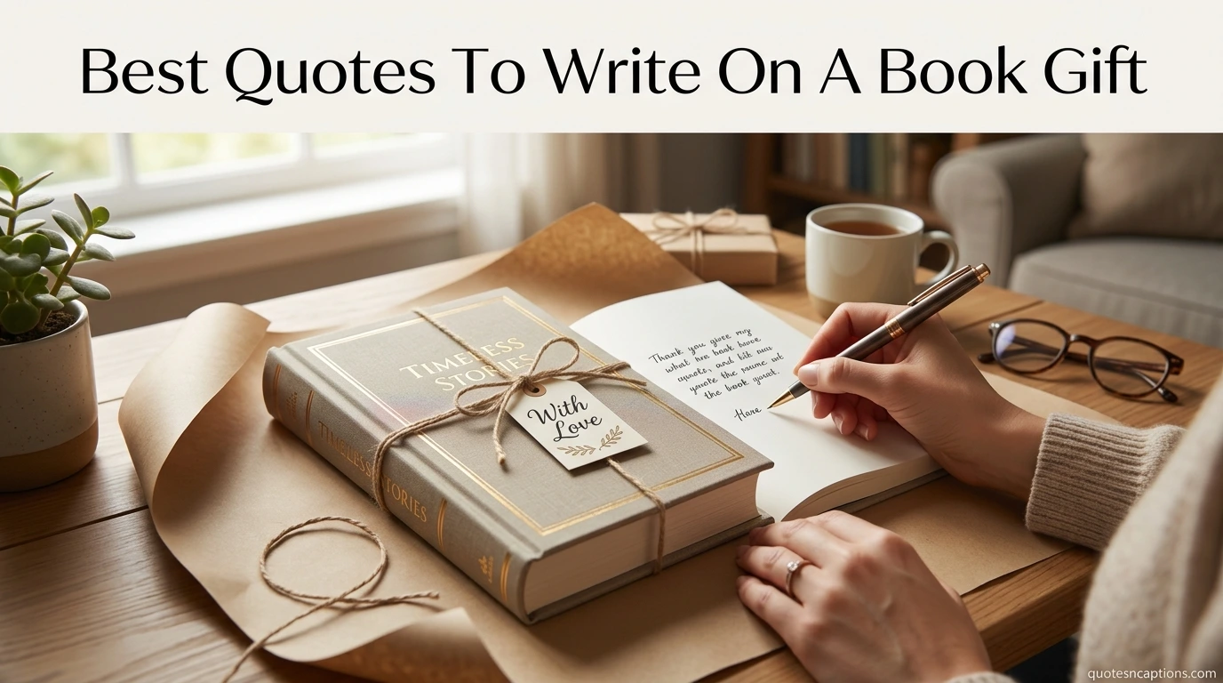 Best Quotes To Write On A Book Gift