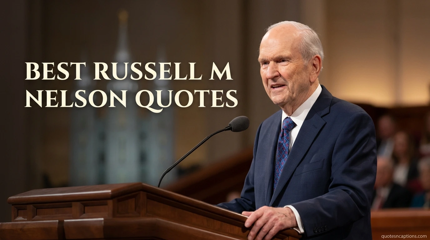 Best Russell M Nelson Quotes