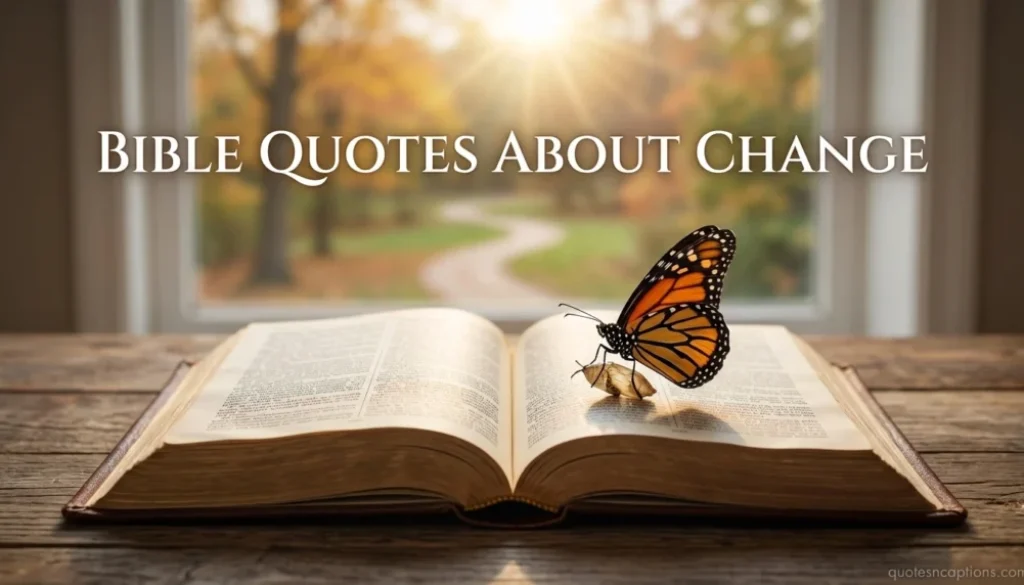 Bible Quotes About Change
