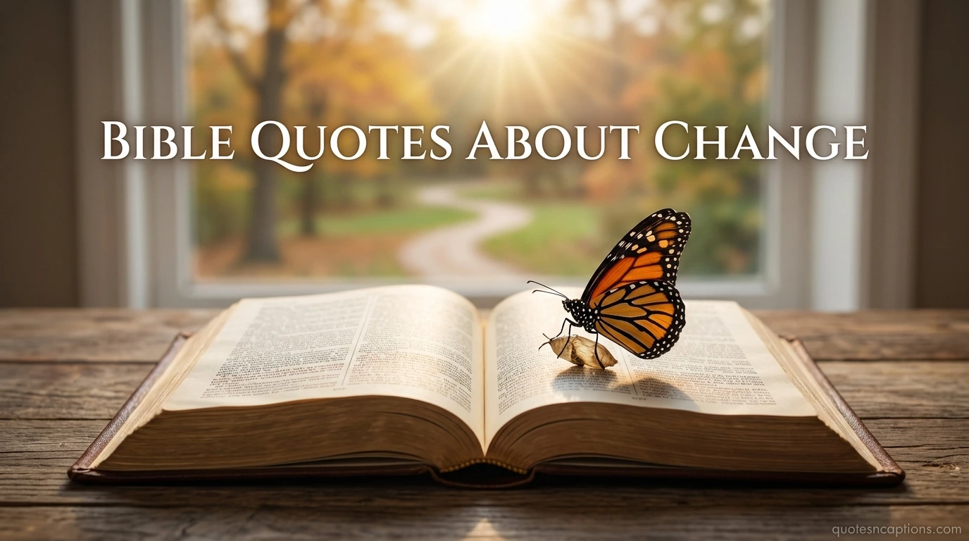Bible Quotes About Change