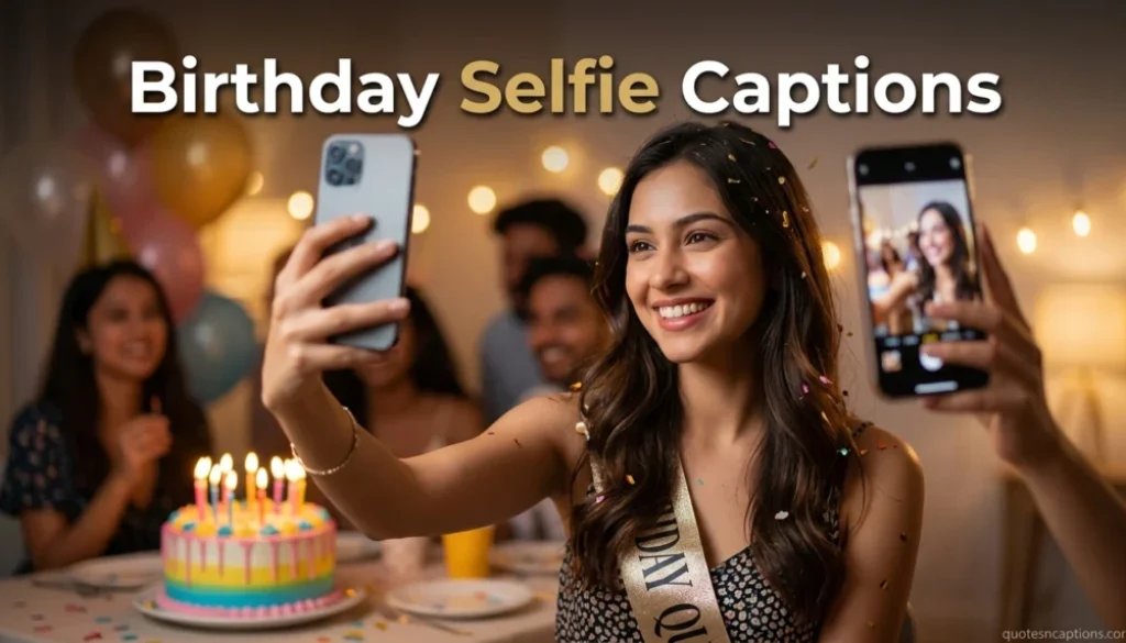 Birthday Selfie Captions