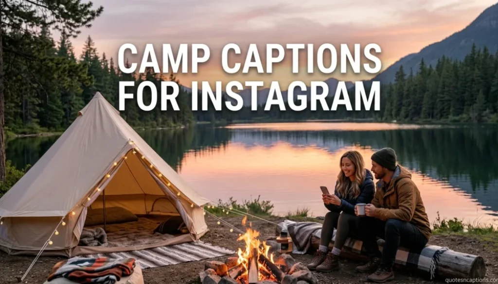 Camp Captions For Instagram