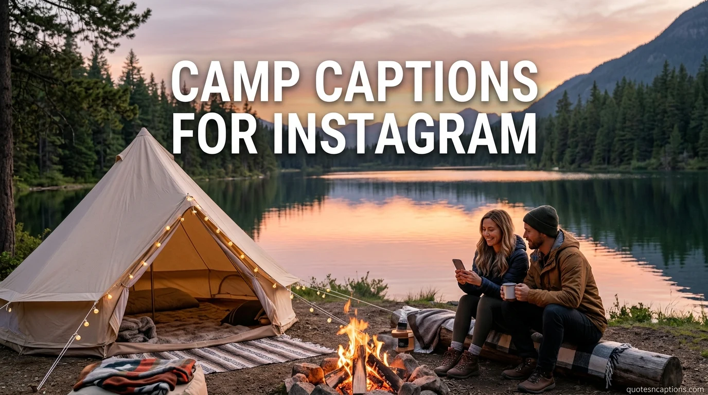 Camp Captions For Instagram
