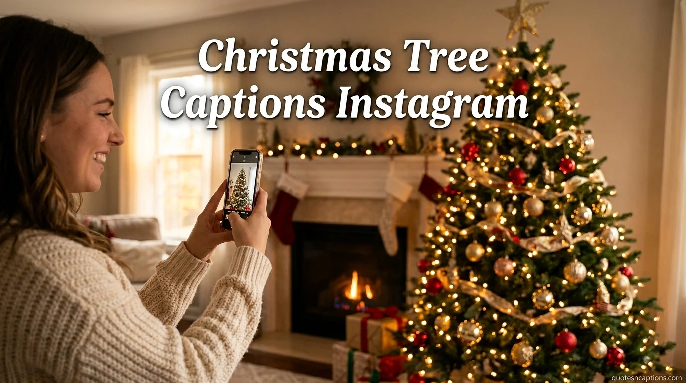Christmas Tree Captions Instagram