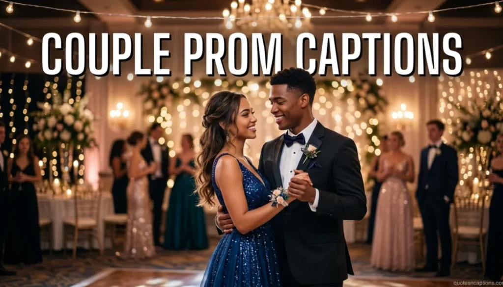 Couple Prom Captions