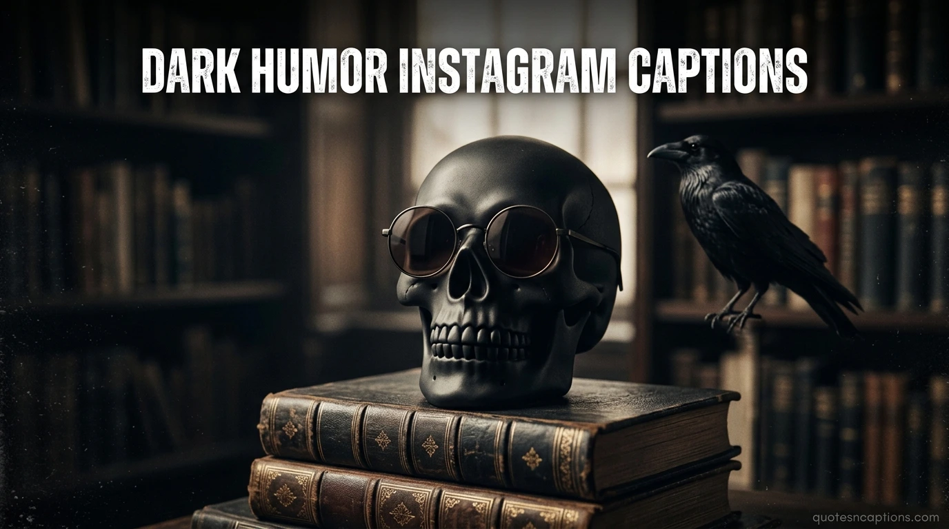 Dark Humor Instagram Captions