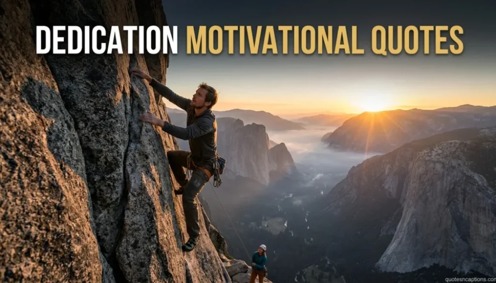 Dedication Motivational Quotes
