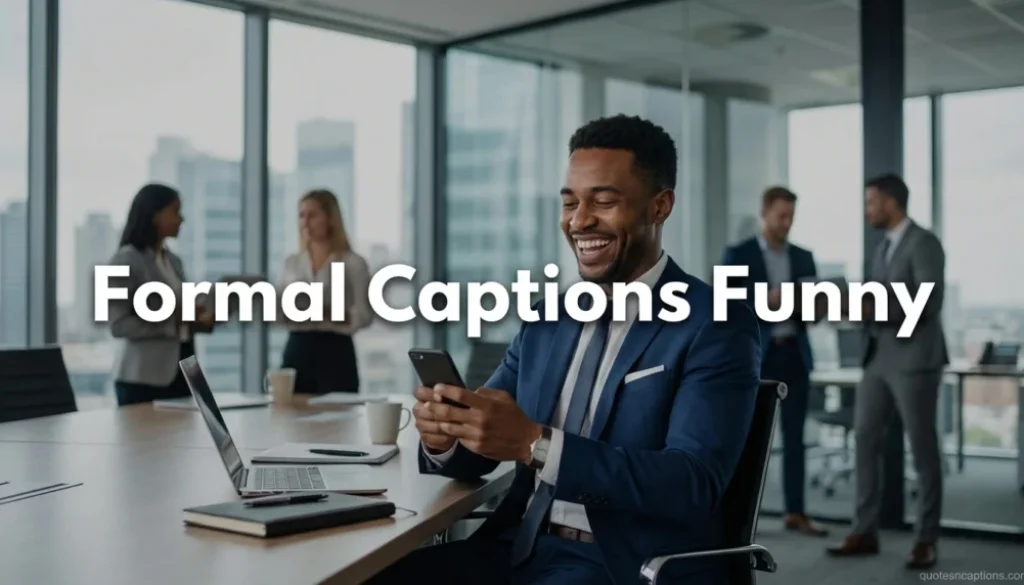 Formal Captions Funny