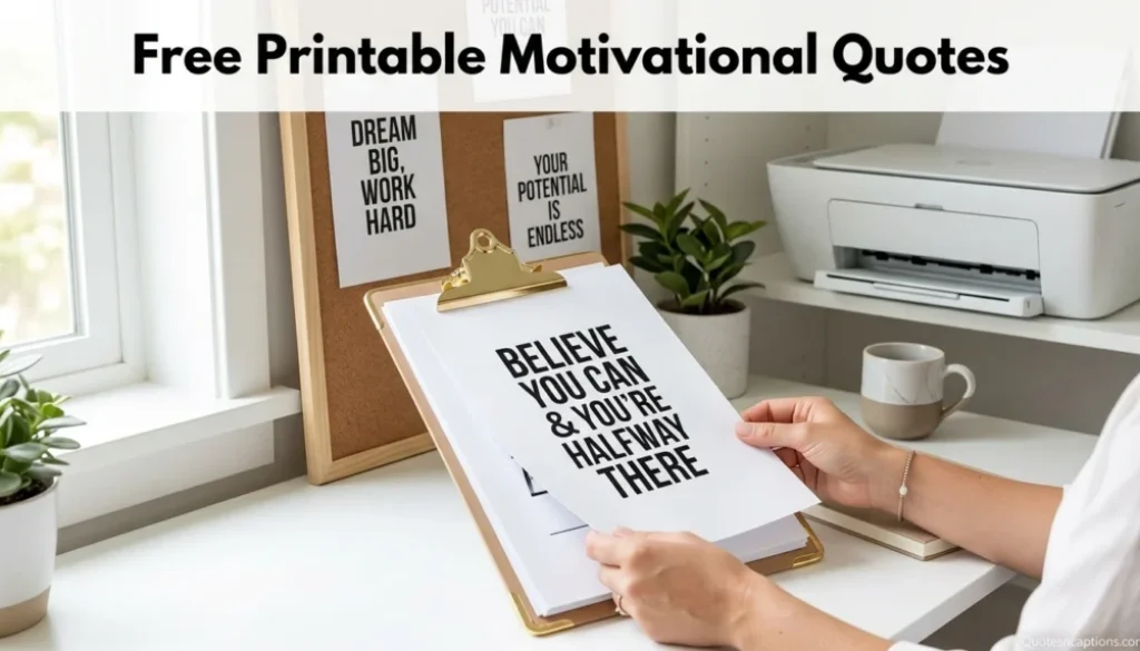 Free Printable Motivational Quotes