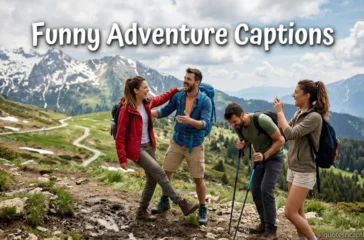 Funny Adventure Captions