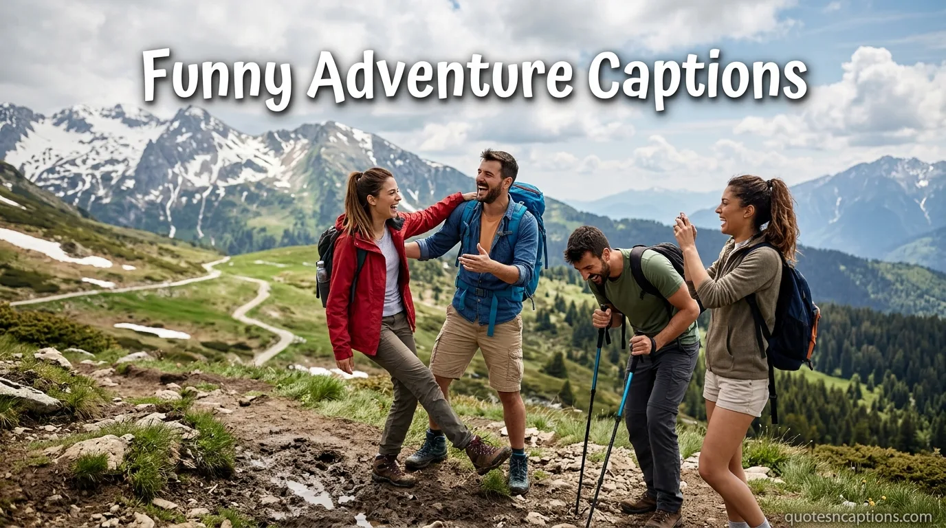 Funny Adventure Captions