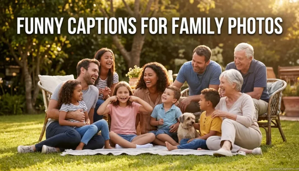 Funny Captions For Family Photos