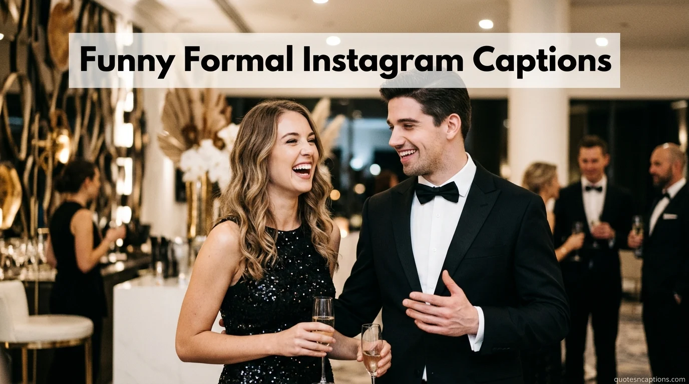 Funny Formal Instagram Captions