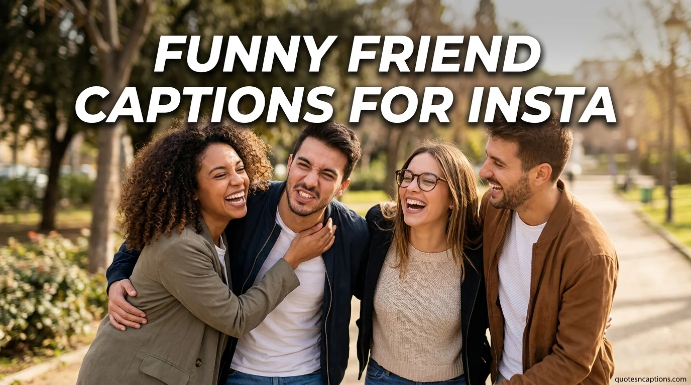 Funny Friend Captions For Insta