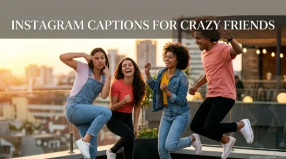 Instagram Captions For Crazy Friends