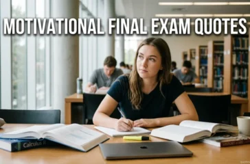 Motivational Final Exam Quotes