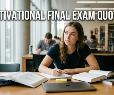 Motivational Final Exam Quotes
