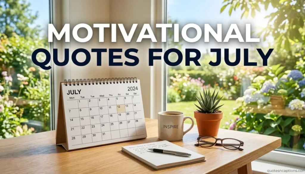Motivational Quotes For July