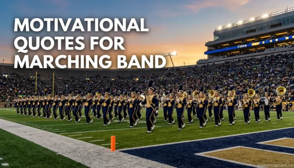 Motivational Quotes For Marching Band
